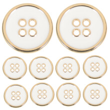 10 Pcs Metal Buttons Men And Women For Replacement Creative Sewing