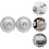 2Pcs Kitchen Stainless Steel Steak Lids Food Protective Covers 4