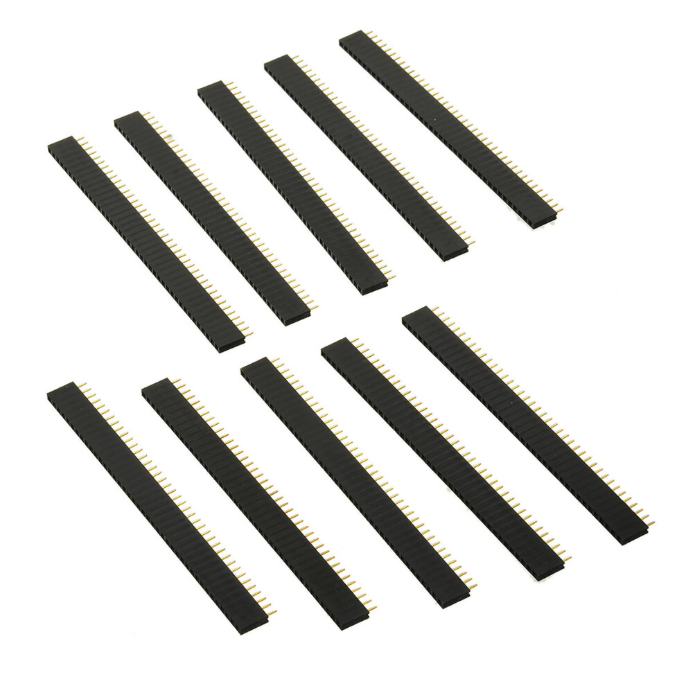 20Pcs 40Pin 2.54Mm Single Row Male Female Header Pins For Board 3243621155200