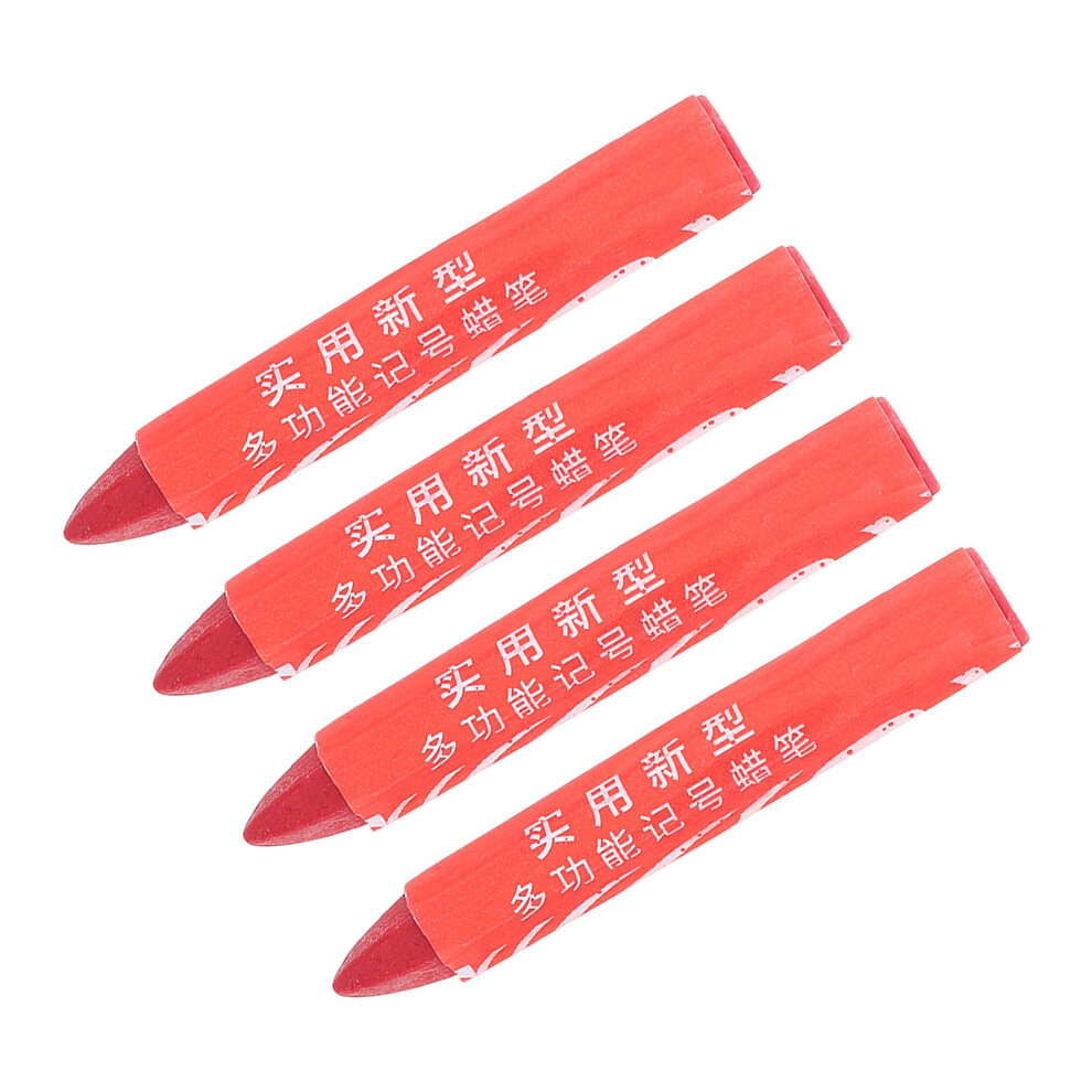 4Pcs Wax Crayons For Marking Lumber Ceramics Glass Plastic 3243621141494