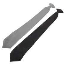 2St Zwarte Clip-on Dassen Polyester Metalen Feestaccessoires