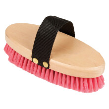 Multifunctional Horse Grooming Brush Soft Massage Finish Brush PP Wood