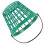 1Pc Green Nylon Golf Ball Basket with Handle Large Capacity Storage 1