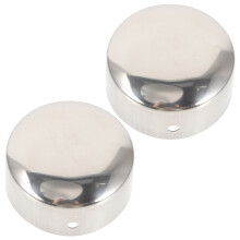 2pcs handrail end caps rail plugs decorative tube protectors