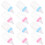 12pcs transparent mini feeding bottles with cartoon for 11