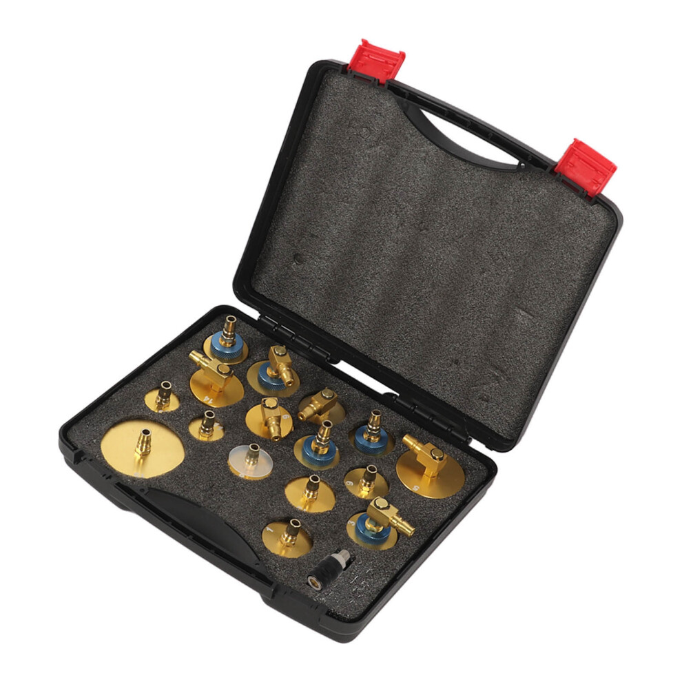 17pcs Aluminum Brake Bleeder Adapter Set for Most Vehicles, Easy Fluid Bleeding-image-OPC-PKN9HG2-NEW