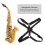 Adjustable Alto/Tenor/ Sax Saxophone Harness Shoulder Strap (Black) 9