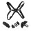 Adjustable Alto/Tenor/ Sax Saxophone Harness Shoulder Strap (Black) 3