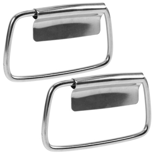 Retro Bucket Grip Wire Handle Stainless Steel Ears