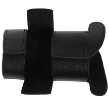 PU Leather Trumpet Valve Pad Black Durable Valve Cover Accessory