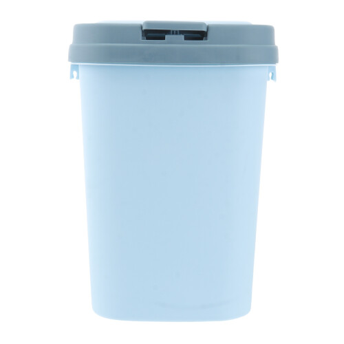 Indoor Trash Can Sky-Blue Plastic 1pack