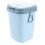 Indoor Trash Can Sky-Blue Plastic 1pack 6