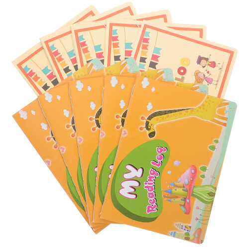 10Pièces Carnet Lecture Éducatif Enfants Motifs 2