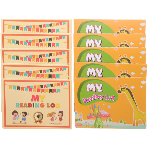 10Pièces Carnet Lecture Éducatif Enfants Motifs