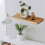 wall mounted wooden floating shelf for bedroom display storage 6