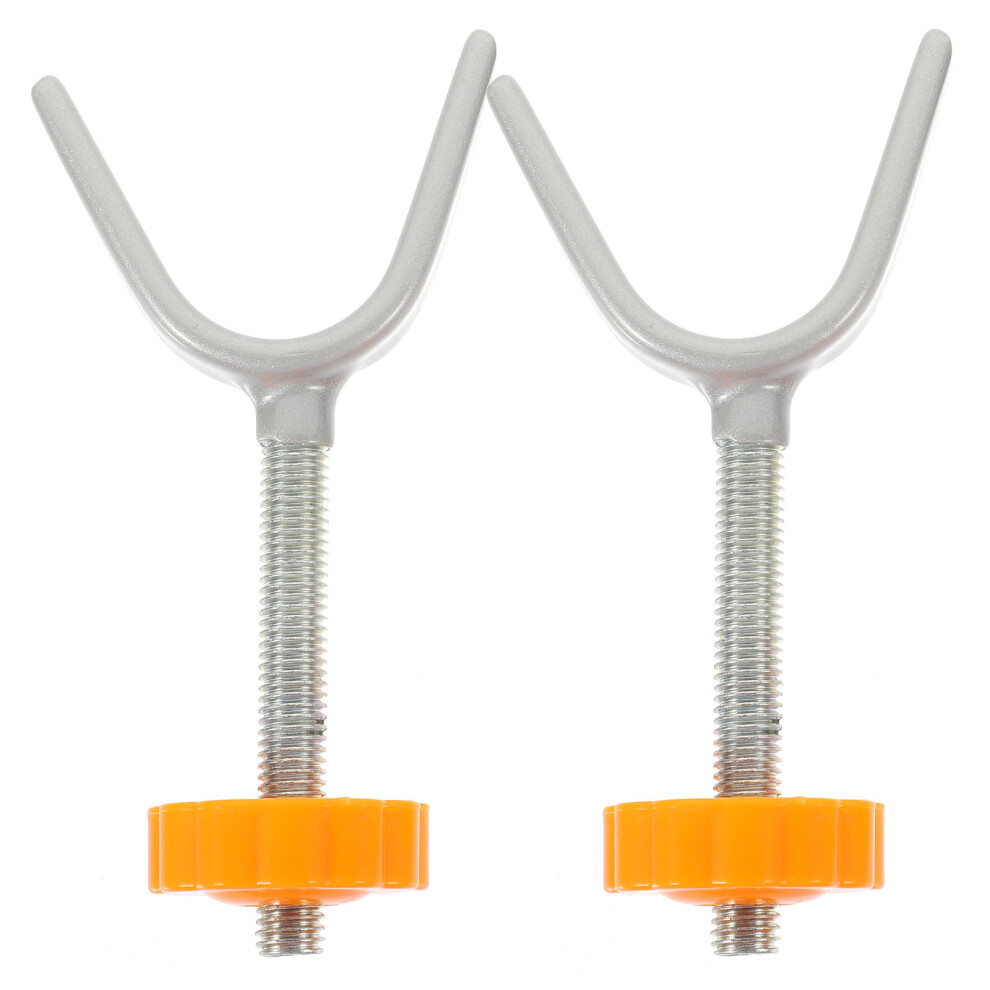 2Pcs Iron Bolt Stair Fence Rods Connector For Fixation Vaguelly