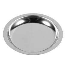 Rundes Metall Teebeutel Tablett Silber Teebeutel Saucer