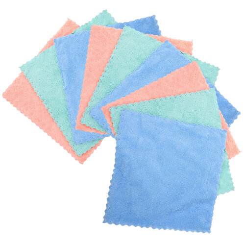 10 Pcs Make Up Remover Pads Face Cloths For Cleansing Makeup Rag