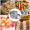 round cookie containers airtight lids metal candy storage tins grey 8