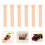 20 Pcs Solid Wood Small Dowels Child 3.30x0.80x0.80cm Beige 7