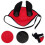 Ear Bonnet Horse Face Mask Breathable Mesh 1pcs 8