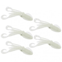 5 Pcs Octopus Lure Soft Luminous Octopus Trolling Bait for Saltwater Ocean Fishing Approx. 15cm / 5.9in