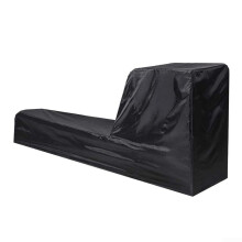 Waterproof Rowing Machine Cover Oxford Fabric UV Resistant Black Fits Most Rowing Machines Dust and Weather Protection
