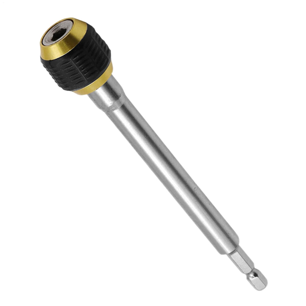 Drill Extension Bit Holder Metal Hexagonal Self Locking 150Mm For Electric Drill And Screwdriver Multipurpose Attachment 9393856870530