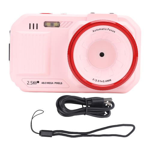 Digitalkamera mit zwei Bildschirmen, 48 MP HD,