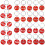 30 Pcs Digital Key Tag Number Badges Cloakroom Tags Identification 10