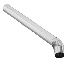 2pcs 45 elbow and 60mm straight pipe, stainless steel stove chimney