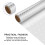 2 Rolls Clear Cellophane Bag Wrapping Paper Gift Basket 9