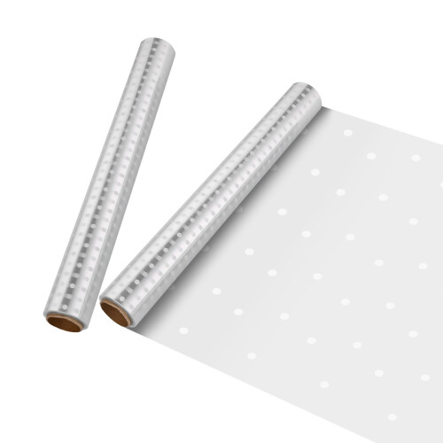 2 Rolls Clear Cellophane Bag Wrapping Paper Gift Basket