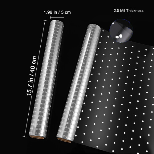 2 Rolls Clear Cellophane Bag Wrapping Paper Gift Basket 2