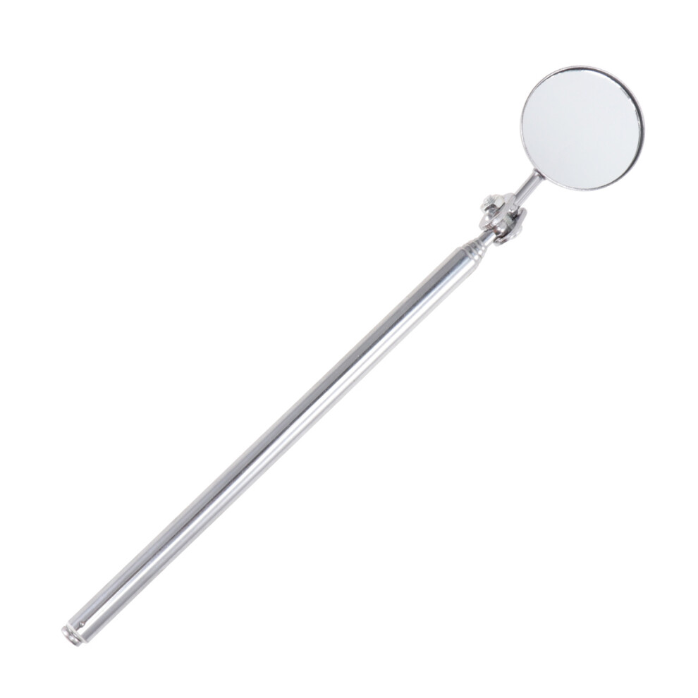 Car Folding Telescopic Reflector Inspection Mirror Silver 3243902271858
