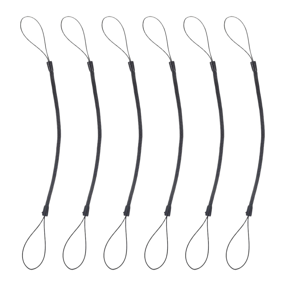 6 Pcs Mobile Phone Straps Pen Leash For Clipboard Lanyard Retractable 3243850766383