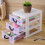Small Plastic Storage Drawers Office Organizer Compact 1set 7