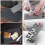 6pcs essential oil roll-on bottles thickened glass roller container 10
