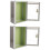 2pcs metal wall mount mailboxes with lock for home office 10