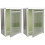 2pcs metal wall mount mailboxes with lock for home office 9