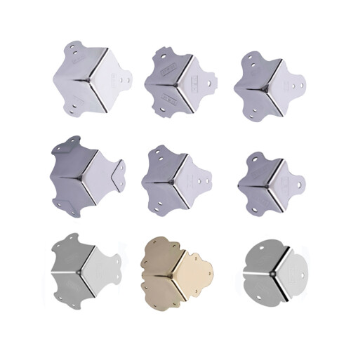 4pcs Metal Box Corner Protector Desk Corner Corner Tool Cabinet 1