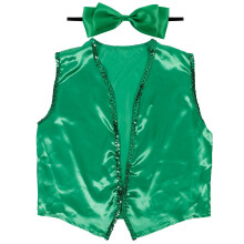 1 Set Patrick's Day Party Vest Cosplay Waistcoat Costume
