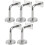 Handrail Support Bracket Silver For Enhanced Stair Safety 5pcs 1
