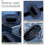 Durable Car Door Shock Absorber Pads Easy Installation Black 8