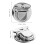 Worgeous Make Supplies Lock Accessories 4.70x4.70x2.50cm Silver 2