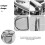 Worgeous Make Supplies Lock Accessories 4.70x4.70x2.50cm Silver 7