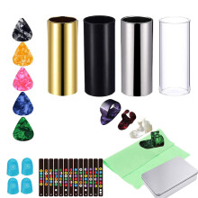 21 Pcs Guitar Accessories For Beginners Slider Acoustic Thumb Picks