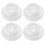 4Pcs Lightweight Plastic Spool Pin Caps for Sewing Machine Use White 1