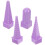 4 Pcs Paper Decorating Tower Tool Quilling Supplies Wire Winding 9