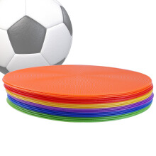 Soccer Disc Marker Portable Sign Disc Outdoor Football Training Sign Plate 25cm Diameter Professional